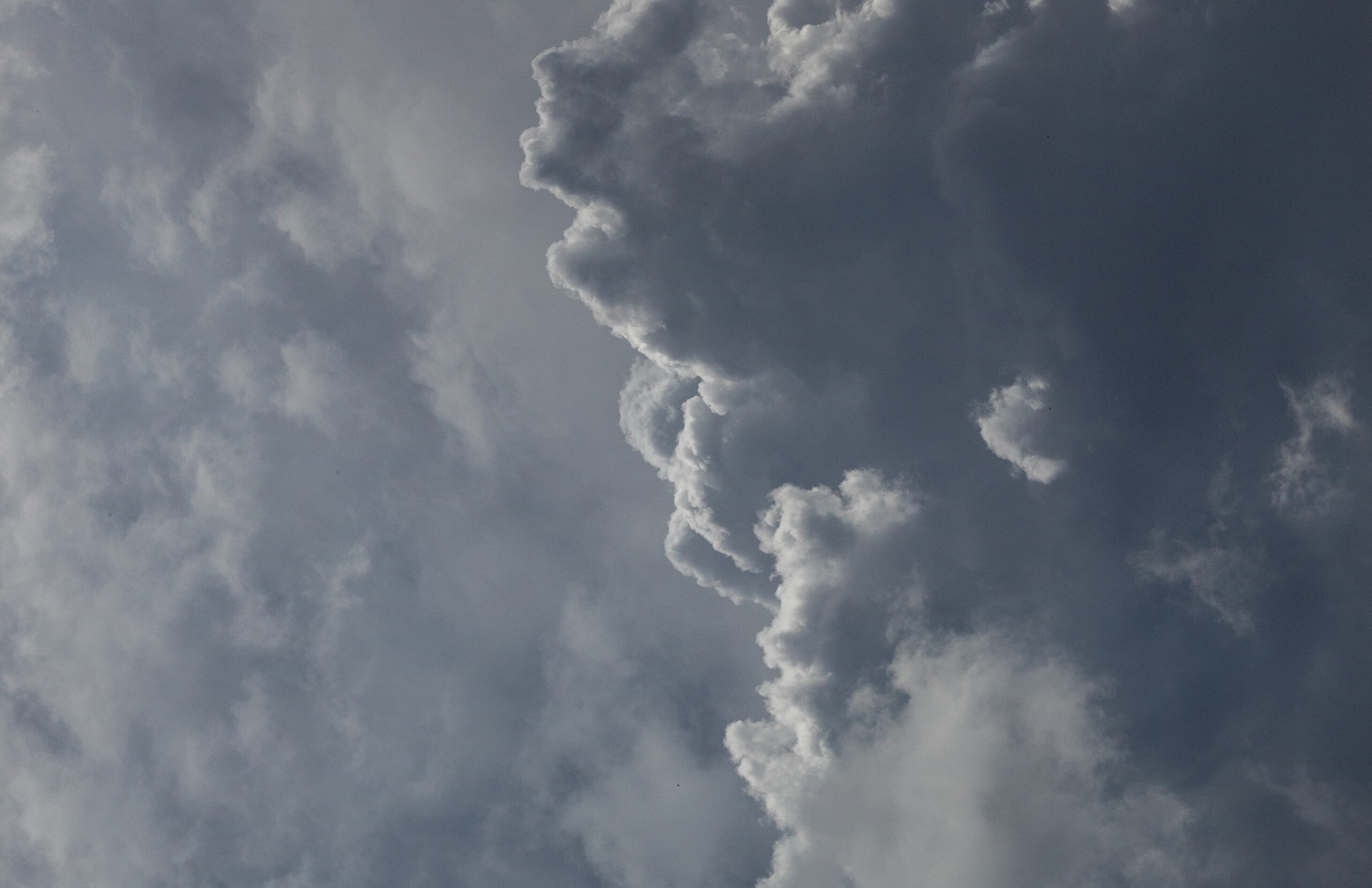 dark clouds in the sky